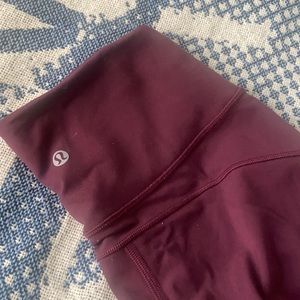 LULULEMON LEGGINGS - FAST AND FREE 7/8 LENGTH